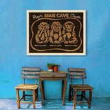 Man Cave Etiquette - Canvas, Canvas / 30x40