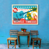 Lookin' Pretty In Music City (Horizontal) - Canvas, Canvas / 30x40