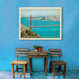 San Francisco: Golden Gate Bridge-Horizontal - Canvas, Canvas / 30x40