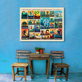Mythical Creatures From Around The World Collage - Canvas, Canvas / 30x40