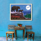 Christmas In The Smokies - Canvas, Canvas / 30x40