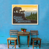 Great Smoky Mountains Horizontal Print - Canvas, Canvas / 30x40
