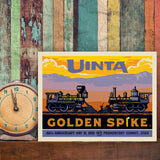 Golden Spike (Pub Poster) - Canvas, Canvas / 9x12