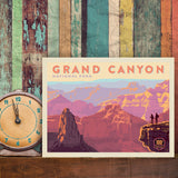 Grand Canyon National Park: 100th Anniversary (Horizontal) - Canvas, Canvas / 9x12