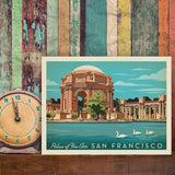 San Francisco: Palace of Fine Arts - Canvas, Canvas / 9x12