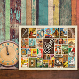 Coffee Collage (Horizontal) - Canvas, Canvas / 9x12
