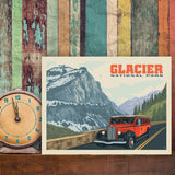 Glacier National Park: Going To The Sun Road (Horizontal) - Canvas, Canvas / 9x12