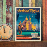 Arabian Nights Coffee Blend - Canvas, Canvas / 9x12