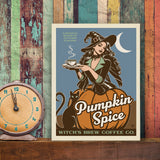 Witches' Brew Coffee Co. (Pumpkin Spice Blend) - Canvas, Canvas / 9x12