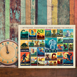 Mythical Creatures From Around The World Collage - Canvas, Canvas / 9x12