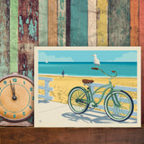 Beach Cruiser Bike - Canvas, Canvas / 9x12