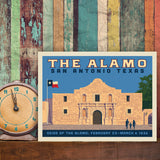San Antonio, TX: The Alamo (Horizontal) - Canvas, Canvas / 9x12