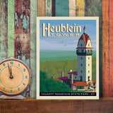 Heublein Tower - Canvas, Canvas / 9x12