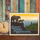 Great Smoky Mountains Horizontal Print - Canvas, Canvas / 9x12