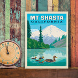 Mount Shasta, California - Canvas, Canvas / 9x12