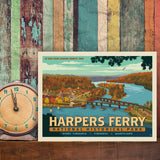 Harpers Ferry National Historical Park: Loudoun Heights Trail - Canvas, Canvas / 9x12