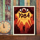 1984: George Orwell - Canvas, Canvas / 9x12