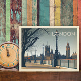 England: London, Horizontal - Canvas, Canvas / 9x12