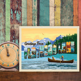 Flathead Lake, Montana (Horizontal) - Canvas, Canvas / 9x12