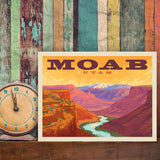 Moab, Utah: Canyon View - Canvas, Canvas / 9x12