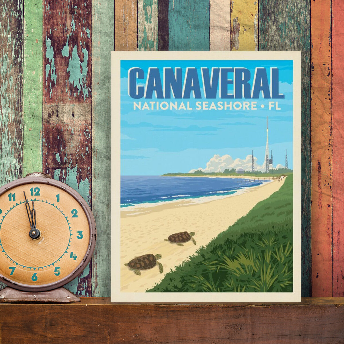 canaveral-national-seashore-florida - Canvas / 9x12 / Env