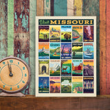 movisitmissourimulti-imageprint - Canvas / 9x12 / Env