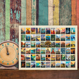 63 Image National Park Print (Horizontal) - Canvas, Canvas / 9x12