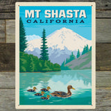 Mount Shasta, California - Metal Sign, Metal Sign