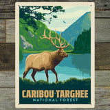 Caribou-Targhee National Forest - Metal Sign, Metal Sign