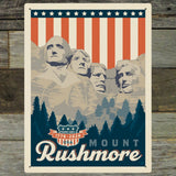 250th Anniversary USA: Mount Rushmore - Metal Sign, Metal Sign