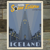 ...2026 Total Solar Eclipse: Reykjavik, Iceland - Metal Sign, Metal Sign