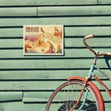 Grand Canyon National Park: Illustrated Map - Metal Sign, Metal Sign / 9x12