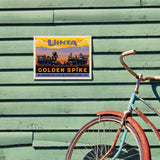 Golden Spike (Pub Poster) - Metal Sign, Metal Sign / 9x12