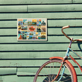 Canada: Picture Perfect Collage (Horizontal) - Metal Sign, Metal Sign / 9x12