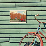 Old Glory: Distillery Building - Metal Sign, Metal Sign / 9x12