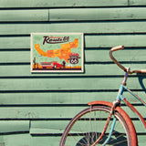 100th Anniversary Of Route 66 (Map) - Metal Sign, Metal Sign / 9x12
