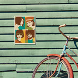 1969: Go with the Flo/Fro - Metal Sign, Metal Sign / 9x12