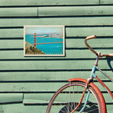 San Francisco: Golden Gate Bridge-Horizontal - Metal Sign, Metal Sign / 9x12