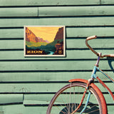 Zion National Park: 100th Anniversary (Horizontal) - Metal Sign, Metal Sign / 9x12