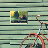 Great Smoky Mountain Railroad: Diesel Train - Metal Sign, Metal Sign / 9x12