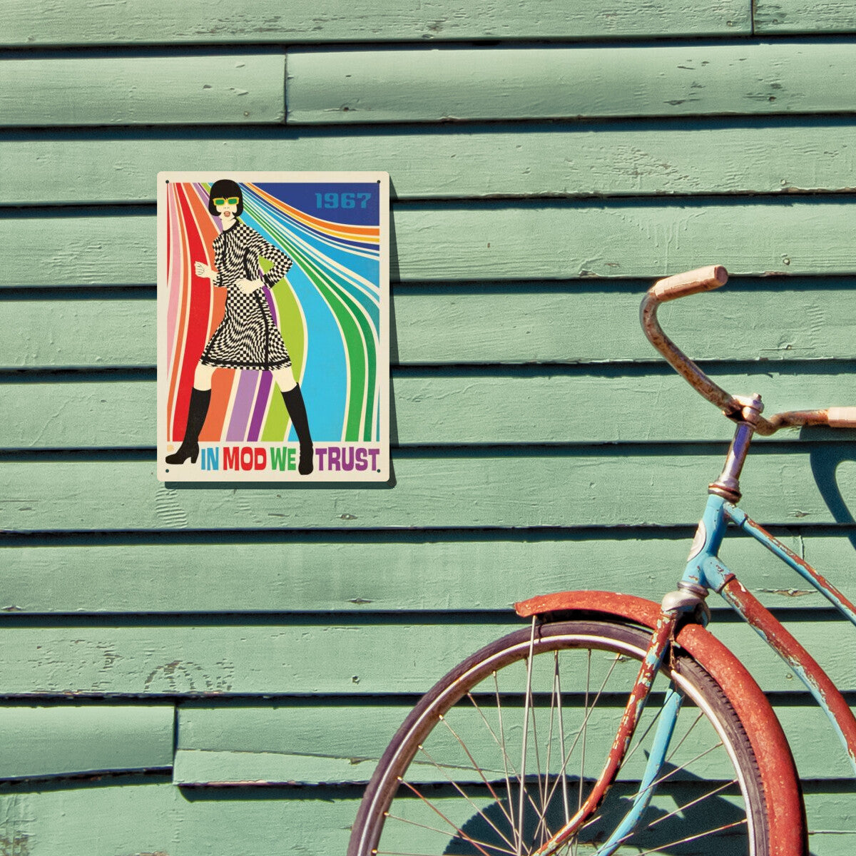 MOD Go-Go Dancer — Mid Century Modern Wall Art | Metal Wall Art