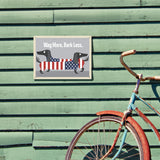 Wag More. Bark Less. - Metal Sign, Metal Sign / 9x12