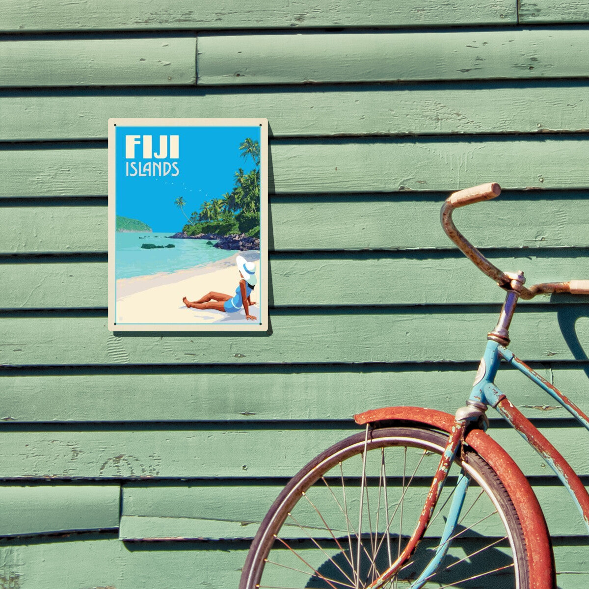 fiji-islands - Metal Sign / 9x12 / Env