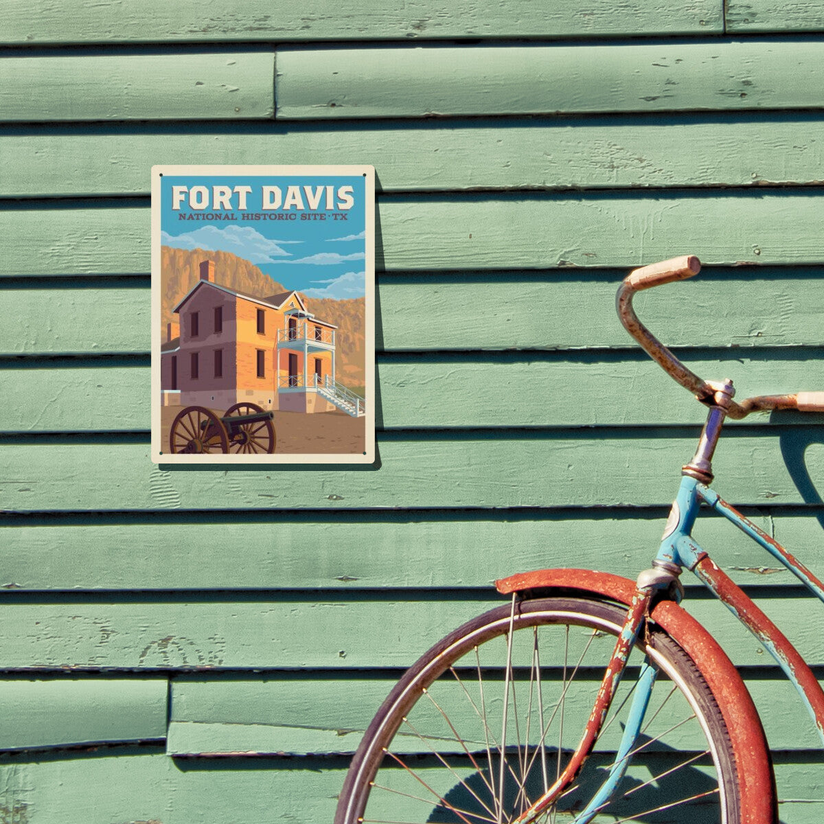 fort-davis-national-historic-site-tx - Metal Sign / 9x12 / Env