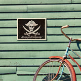 Pirate Flag - Metal Sign, Metal Sign / 9x12