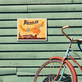 Route 66 Map - Metal Sign, Metal Sign / 9x12