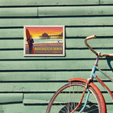 Huntington Beach, California - Metal Sign, Metal Sign / 9x12