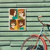 1969: Go with the Flo/Fro - Metal Sign, Metal Sign / 12x16