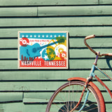 Lookin' Pretty In Music City (Horizontal) - Metal Sign, Metal Sign / 12x16
