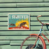 Cicada Invasion: I Survived (Horizontal) - Metal Sign, Metal Sign / 12x16